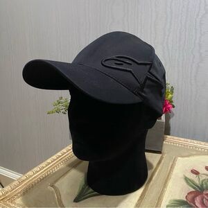 Alpinestars Vintage Flex Fit Black Cap Unisex Sz S/M